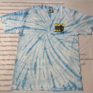 Real Bad Man Tie-Dye T-Shirt Size Medium